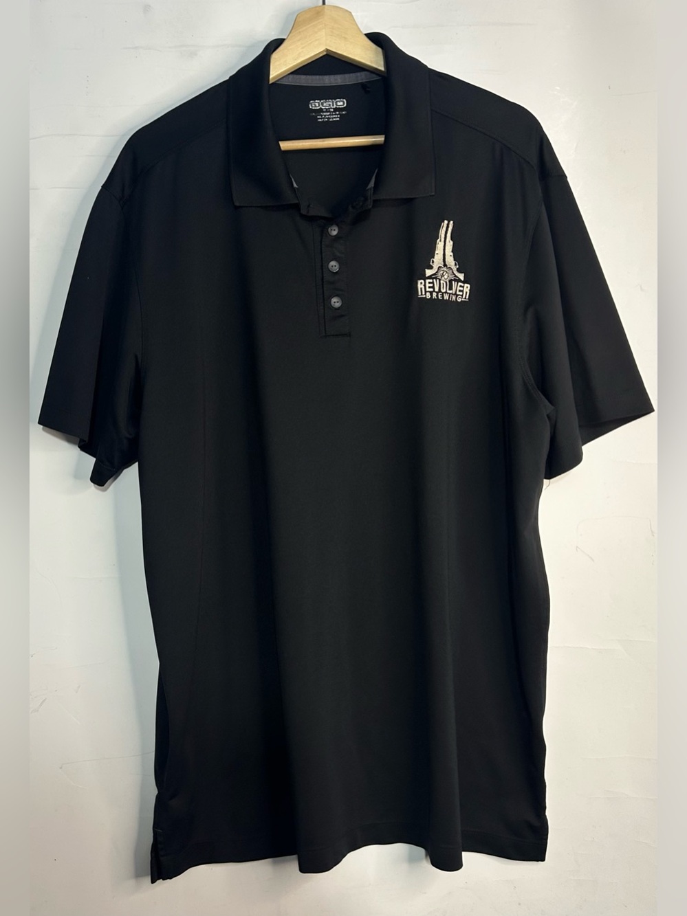 OGIO Revolver Brewing Black Polo Shirt XL